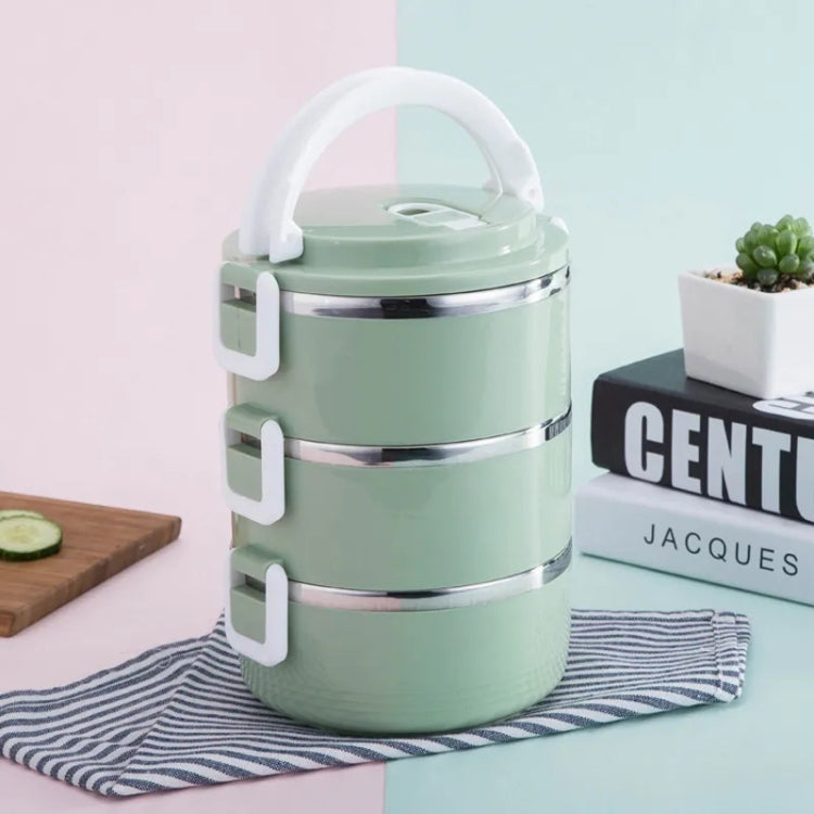 스테인리스 스틸 보온 용기 도시락 식품 도시락, 단층 0.7L, 이중층 1.4L, 3층 2.1L, 4층 2.8L
