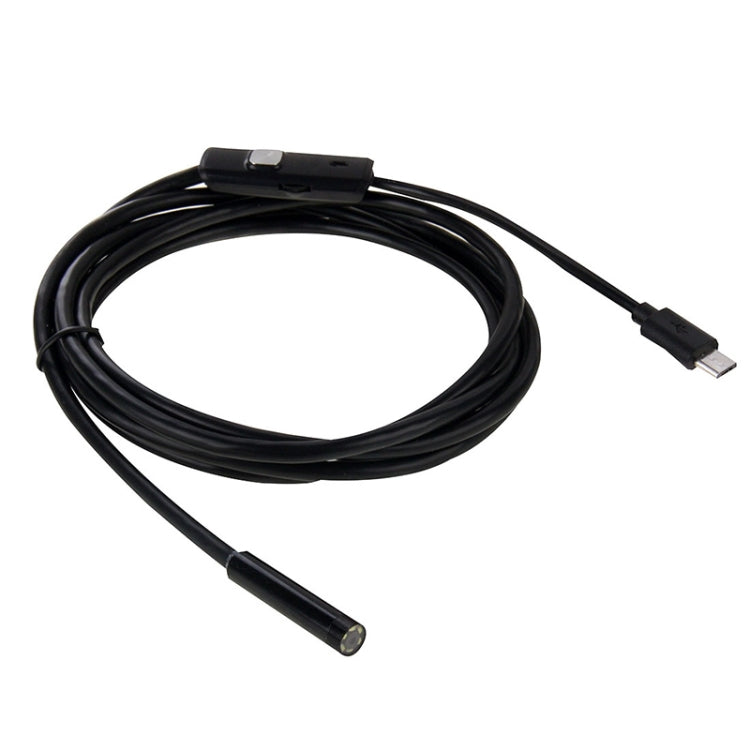 AN97 방수 마이크로 USB 내시경 스네이크 튜브 검사 카메라 OTG 기능 안드로이드 휴대폰용, 6개 LED 포함, 5.5mm, 8mm