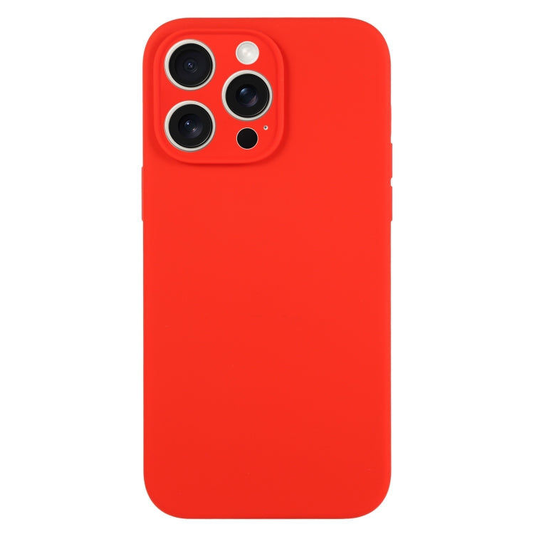 Pure Color Liquid Silicone Fine Pore Phone Case, For iPhone 15 Pro