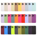 Pure Color Liquid Silicone Fine Pore Phone Case, For iPhone 13 Pro