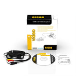 Ezcap 172 USB 2.0 Audio Video Grabber Capture Card Support Windows System, Ezcap 172