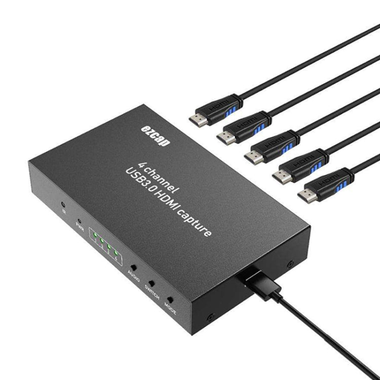 Ezcap 264M 4채널 멀티뷰 HDMI to USB 3.0 비디오 게임 캡처 카드, Ezcap 264M
