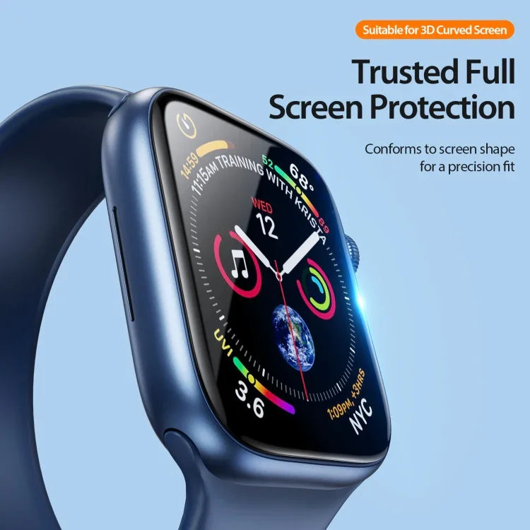 DUX DUCIS Pmma 시리즈 3D 표면 복합 소프트 시계 필름, Apple Watch 시리즈 6 / 5 / 4 / SE 44mm용, Apple Watch 시리즈 6 / 5 / 4 / SE 40mm용, Apple Watch 시리즈 11 / 10 46mm용, Apple Watch 시리즈 11 / 10 42mm용                                ...