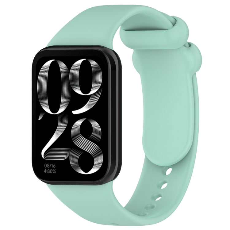 Solid Color Black Buckle Silicone Watch Band, For Xiaomi Band 10 Pro / Redmi Watch 6 / 5