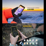 Ulefone Armor X12, 러기드 폰, 얼굴 인식, 5.45인치 Android 13 Go MediaTek Helio A22 쿼드 코어, 네트워크: 4G, NFC, 3GB+32GB
