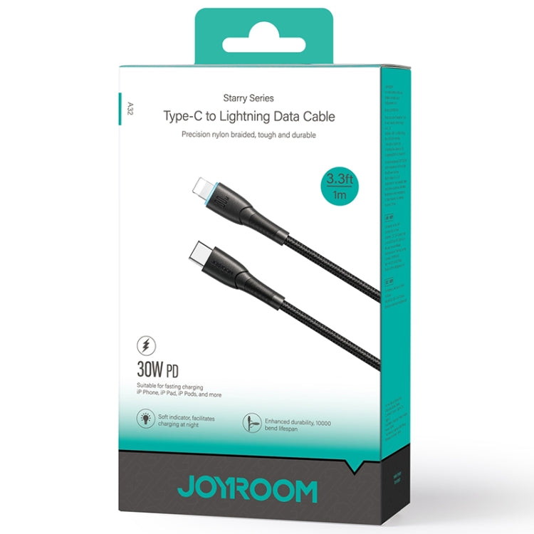 JOYROOM SA32-CL3 스타리 시리즈 30W USB-C / Type-C to 8핀 고속 충전 데이터 케이블, USB-C / Type-C to 8핀