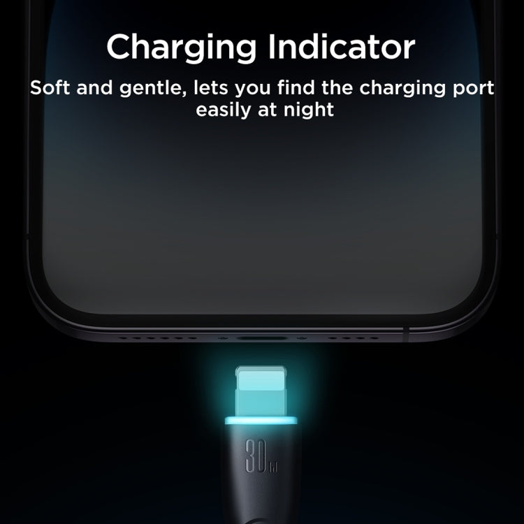 JOYROOM SA32-CL3 스타리 시리즈 30W USB-C / Type-C to 8핀 고속 충전 데이터 케이블, USB-C / Type-C to 8핀