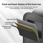 3054 Napa Texture Leather Car Center Console Storage Bag, 3054 (Olive Green), 3054 (Black), 3054 (Grey), 3054 (Brown)