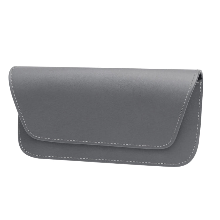 3064 Napa Texture Leather Car Glasses Storage Bag, 3064 (Black), 3064 (Grey), 3064 (Brown)