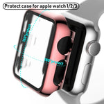 전체 커버링 도금 TPU 케이스, Apple Watch 시리즈 3 & 2 & 1 38mm용, Apple Watch 시리즈 3 & 2 & 1 42mm용, Apple Watch 시리즈 5 & 4 40mm용, Apple Watch 시리즈 5 & 4 44mm용