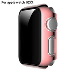 전체 커버링 도금 TPU 케이스, Apple Watch 시리즈 3 & 2 & 1 38mm용, Apple Watch 시리즈 3 & 2 & 1 42mm용, Apple Watch 시리즈 5 & 4 40mm용, Apple Watch 시리즈 5 & 4 44mm용
