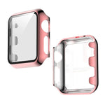 전체 커버링 도금 TPU 케이스, Apple Watch 시리즈 3 & 2 & 1 38mm용, Apple Watch 시리즈 3 & 2 & 1 42mm용, Apple Watch 시리즈 5 & 4 40mm용, Apple Watch 시리즈 5 & 4 44mm용