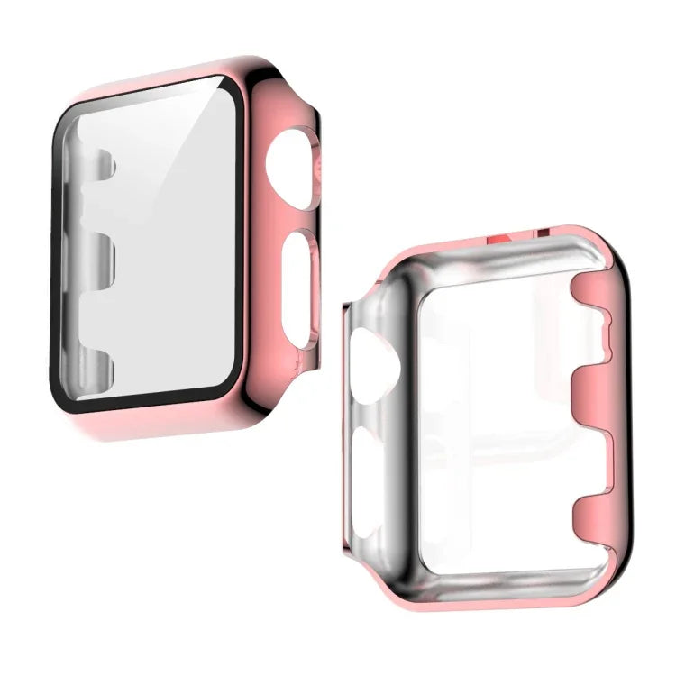 전체 커버링 도금 TPU 케이스, Apple Watch 시리즈 3 & 2 & 1 38mm용, Apple Watch 시리즈 3 & 2 & 1 42mm용, Apple Watch 시리즈 5 & 4 40mm용, Apple Watch 시리즈 5 & 4 44mm용