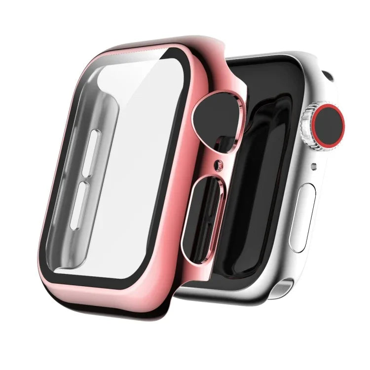 전체 커버링 도금 TPU 케이스, Apple Watch 시리즈 3 & 2 & 1 38mm용, Apple Watch 시리즈 3 & 2 & 1 42mm용, Apple Watch 시리즈 5 & 4 40mm용, Apple Watch 시리즈 5 & 4 44mm용