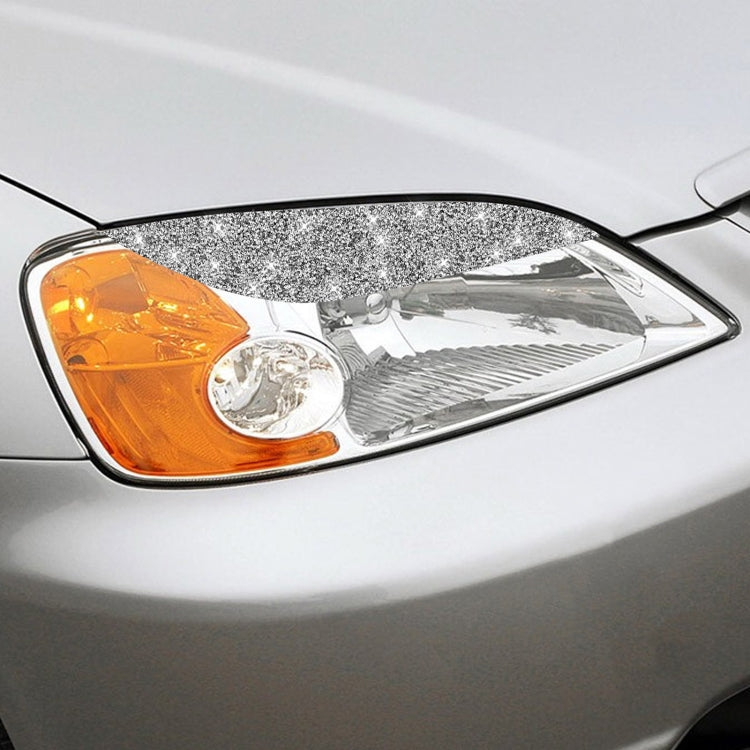 For Honda Civic 2001-2003 Car Light Eyebrow Diamond Decorative Sticker, Left and Right Drive, For Honda Civic 2001-2003 Light Eyebrow