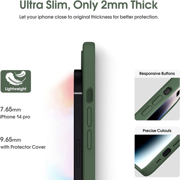 마이크로화이버 액체 실리콘 충격 방지 휴대폰 케이스, 아이폰 12용, 아이폰 12 Pro Max용, 아이폰 12 Pro용