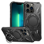 MagSafe Magnetic Shockproof Phone Case with Ring Holder, For iPhone 14 Plus, For iPhone 14/13, For iPhone 14 Pro, For iPhone 14 Pro Max, For iPhone 13 Pro Max, For iPhone 13 Pro