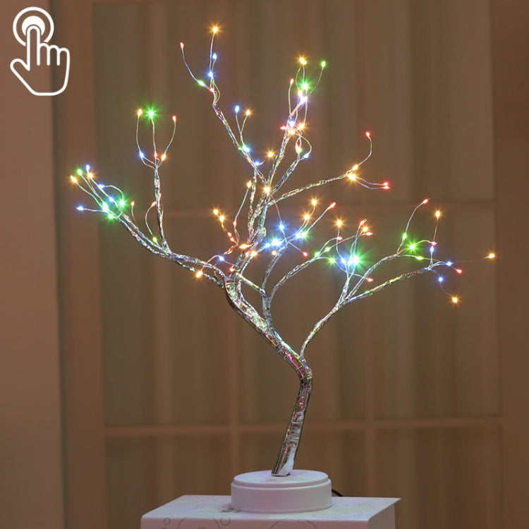36 LED 진주 나무 구리선 테이블 램프 창의적 장식 터치 제어 야간 조명 (따뜻한 백색광), 36 LED 따뜻한 백색, 36 LED 분홍빛, 108 LED 따뜻한 백색, 108 LED 분홍빛, 108 LED 백색광, 108 LED 다채로운 빛, 48 LED 따뜻한 백색...