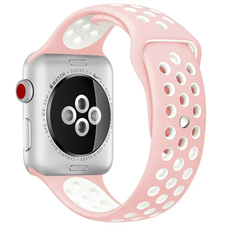 스포츠 실리콘 시계줄 스탠다드 에디션, Apple Watch 시리즈 8&7 41mm / SE 2&6&SE&5&4 40mm / 3&2&1 38mm용