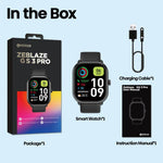 Zeblaze GTS 3 Pro IP68 1.97인치 HD 피트니스 스마트워치