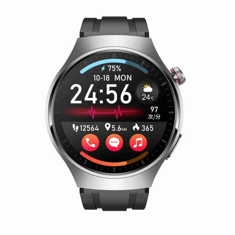 MT200 1.43인치 AMOLED IP67 스마트 통화 시계, ECG/체온/혈당 모니터링 지원