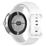 Google Pixel Watch 4 / 3 / 2 / 1 41mm 단색 실리콘 시계 밴드, S 사이즈, L 사이즈