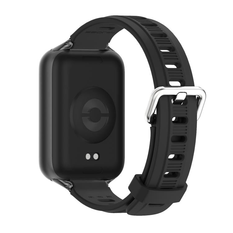 Mijobs Flat Hole Breathable Silicone Watch Band, For Xiaomi Band 10 Pro / Redmi Watch 6 / 5