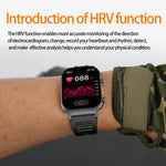 G41 스마트 팔찌, 2.01인치 IP67 방수 스마트워치, 블루투스 통화 / 심박수 / 비침습 혈당 / HRV / MET