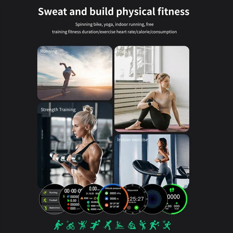 TM05 프로 스마트 팔찌, 1.46인치 스틸 밴드 IP67 방수 스마트워치, 블루투스 통화 / 심박수 / 혈압 / 혈중 산소, 스틸 밴드