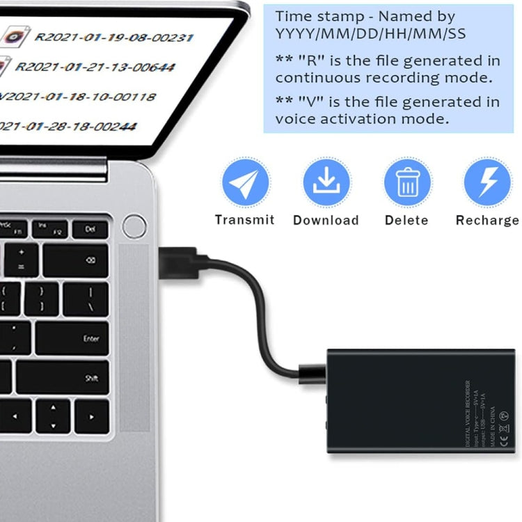 MZ006 스마트 HD 노이즈 감소 녹음기, 16GB, 32GB