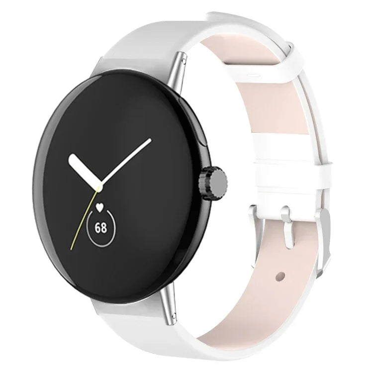 가죽 시계 밴드, Google Pixel Watch 4 / 3 / 2 / 1 41mm용