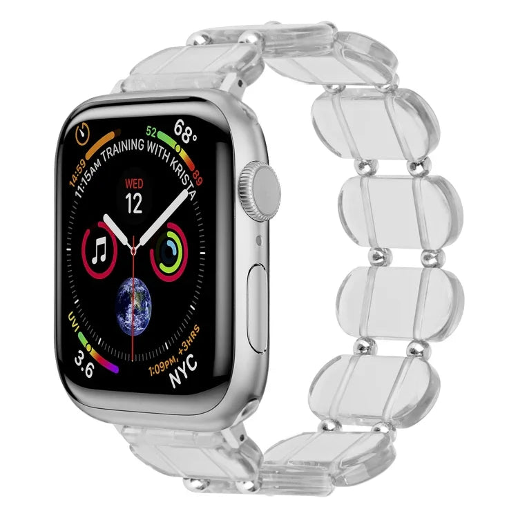스트레치 레진 시계 밴드, 애플 워치 시리즈 8 41mm용, 애플 워치 시리즈 8 45mm용, 애플 워치 SE 2022 40mm용, 애플 워치 SE 2022 44mm용, 애플 워치 시리즈 7 41mm용, 애플 워치 시리즈 7 45mm용