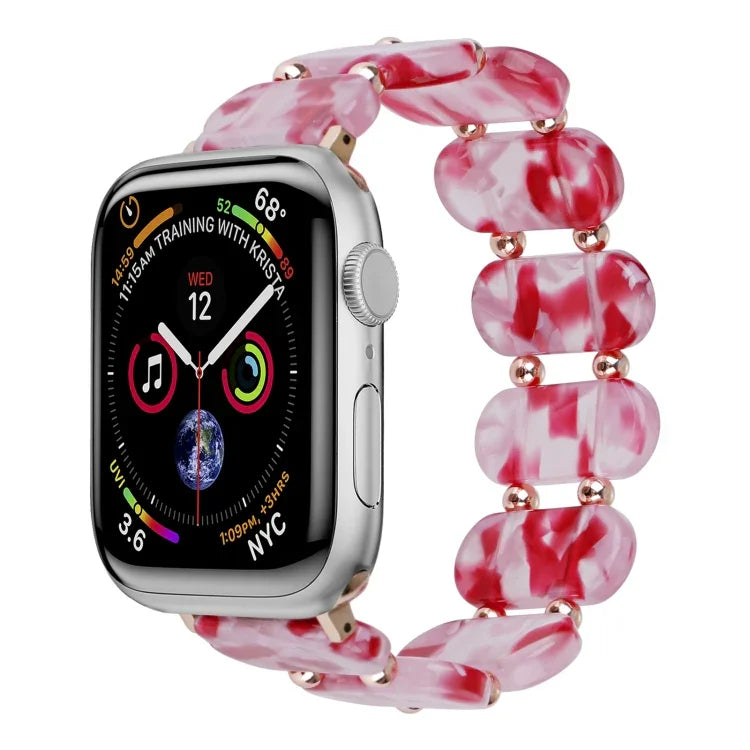 Stretch Resin Watch Band, For Apple Watch 42mm, For Apple Watch 38mm