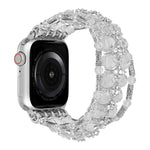 비즈 다이아몬드 팔찌 시계 밴드, Apple Watch SE 2023 44mm용, Apple Watch SE 2023 40mm용, Apple Watch Ultra 2 49mm용, Apple Watch Series 9 45mm용, Apple Watch Series 9 41mm용, Apple Watch Ultra 49mm용, Apple Watch Series 8 41mm용