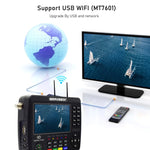 iBRAVEBOX V10 Finder Max 4.3인치 디스플레이 디지털 위성 미터 신호 탐지기, DVB-S/S2/S2X 지원, EU 플러그, US 플러그, UK 플러그, AU 플러그