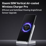 오리지널 샤오미 50W 수직 공기 냉각 무선 충전기 프로