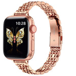 슬림 세븐 비드 슬링샷 버클 메탈 시계 밴드, Apple Watch SE 40mm용, Apple Watch SE 44mm용, Apple Watch Series 6 40mm용, Apple Watch Series 6 44mm용, Apple Watch Series 5 44mm용, Apple Watch Series 5 40mm용, Apple Watch Series 4 44...
