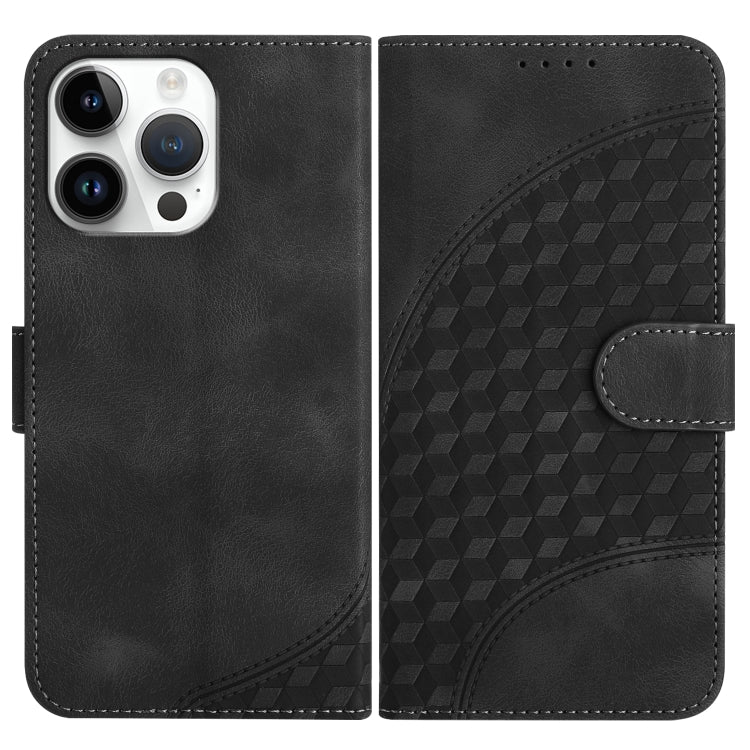 YX0060 Elephant Head Embossed Phone Leather Case with Lanyard, For iPhone 15, For iPhone 14 Plus, For iPhone 14, For iPhone 14 Pro, For iPhone 14 Pro Max, For iPhone SE 2022/SE 2020/6/7/8