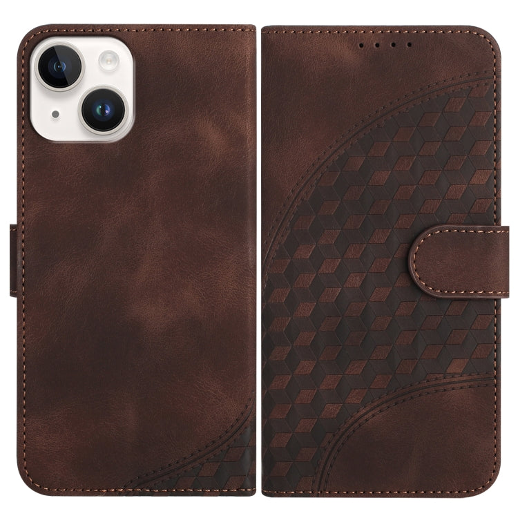 YX0060 Elephant Head Embossed Phone Leather Case with Lanyard, For iPhone 13 Pro Max, For iPhone 13 Pro, For iPhone 13, For iPhone 13 mini, For iPhone 12/12 Pro, For iPhone 12 Pro Max