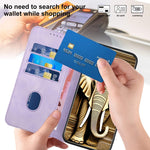 YX0060 코끼리 머리 엠보싱 휴대폰 가죽 케이스와 랜야드, iPhone 17e / 16e용, iPhone 17 Pro Max용, iPhone 17 Pro용, iPhone 17용, iPhone Air용, iPhone 16 Pro Max용