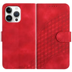 YX0060 코끼리 머리 엠보싱 휴대폰 가죽 케이스와 랜야드, iPhone 17e / 16e용, iPhone 17 Pro Max용, iPhone 17 Pro용, iPhone 17용, iPhone Air용, iPhone 16 Pro Max용