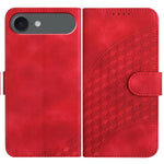 YX0060 코끼리 머리 엠보싱 휴대폰 가죽 케이스와 랜야드, iPhone 17e / 16e용, iPhone 17 Pro Max용, iPhone 17 Pro용, iPhone 17용, iPhone Air용, iPhone 16 Pro Max용