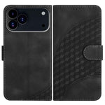 YX0060 코끼리 머리 엠보싱 휴대폰 가죽 케이스와 랜야드, iPhone 17e / 16e용, iPhone 17 Pro Max용, iPhone 17 Pro용, iPhone 17용, iPhone Air용, iPhone 16 Pro Max용