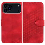 YX0060 코끼리 머리 엠보싱 휴대폰 가죽 케이스와 랜야드, iPhone 17e / 16e용, iPhone 17 Pro Max용, iPhone 17 Pro용, iPhone 17용, iPhone Air용, iPhone 16 Pro Max용