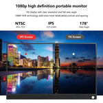 15.6인치 HDR 1080P IPS 스크린 휴대용 모니터, 15.6인치 1080P