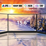 15.6인치 HDR 1080P IPS 스크린 휴대용 모니터, 15.6인치 1080P