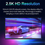 18인치 HDR 2560x1600P IPS 스크린 휴대용 모니터, 18인치 2.5K