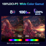 18인치 HDR 2560x1600P IPS 스크린 휴대용 모니터, 18인치 2.5K