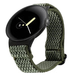 20mm 웨이브 꼬임 나일론 시계 밴드, Google Pixel Watch 4 / 3 / 2 / 1 41mm용