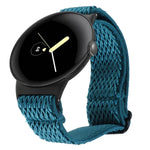 20mm 웨이브 꼬임 나일론 시계 밴드, Google Pixel Watch 4 / 3 / 2 / 1 41mm용